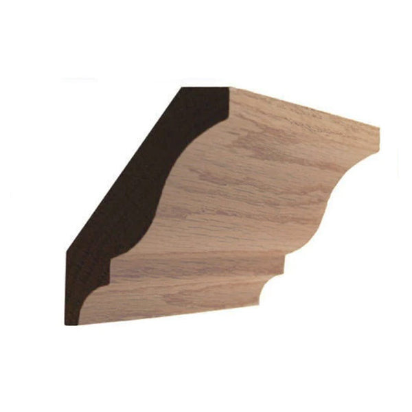 Red Oak Colonial Crown Moulding Trim EWCR12-R-42in