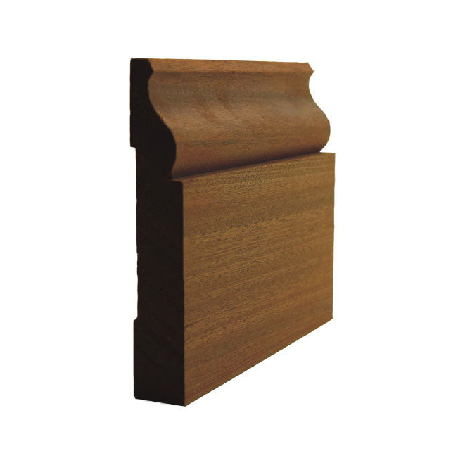 Sapele Mahogany Colonial Baseboard Trim EWBB11-S