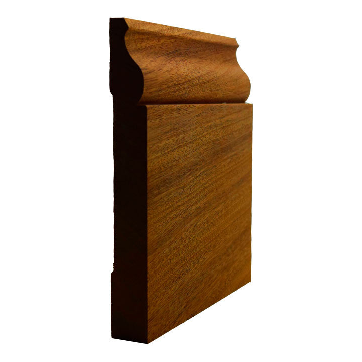 Sapele Mahogany Colonial Baseboard Trim EWBB12-S