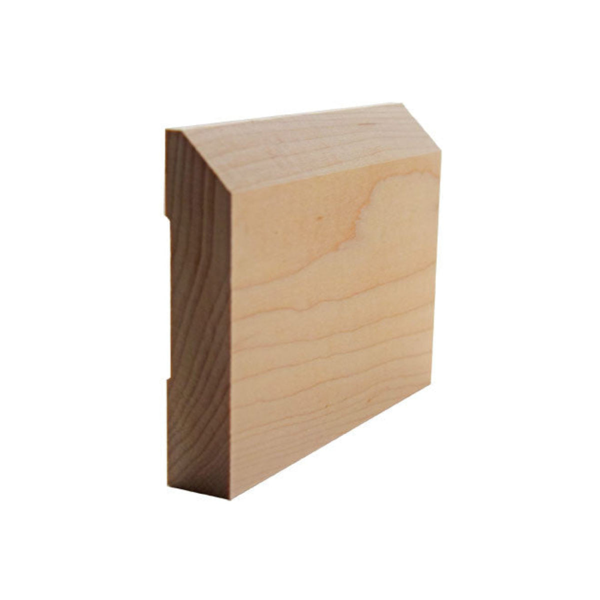 Maple Beveled Edge Baseboard Trim EWBB14-M