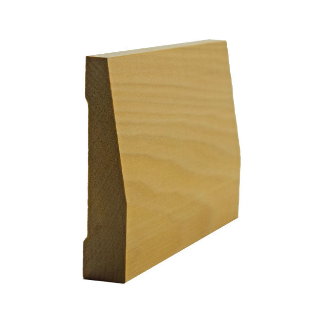 Poplar Beveled Baseboard Trim Molding EWBB32-P