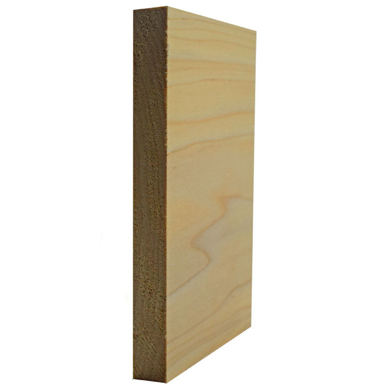 Poplar Square edge Craftsmen Baseboard Trim EWBB54-P