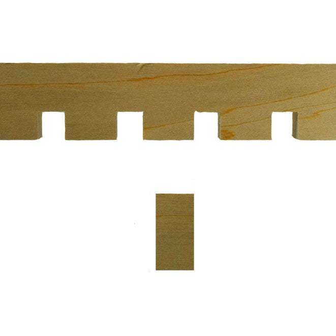 Maple Large Dentil Trim Molding EWCD93-M