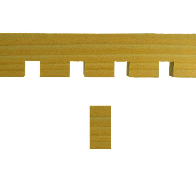 Poplar Large Dentil Trim Molding EWCD93-P