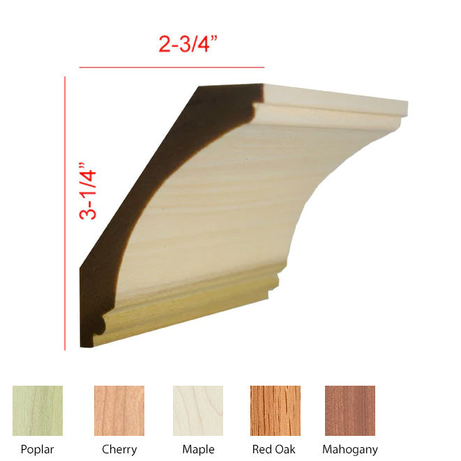 Cove Crown Moulding Trim EWCR43