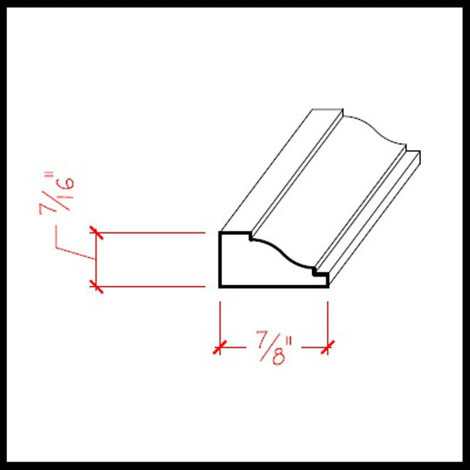 Panel Molding EWPM11 Line Drawing